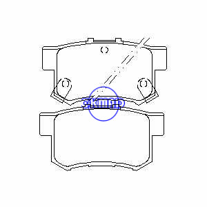 BYD F6 ACURA CL Integra Legend HONDA Accord Civic Prelude CR-Z SUZUKI Kizashi SX4 Pastilha de freio FMSI:7418-D537 7418-D1705 7256-D365 OEM:43022-TR0-A00 FDB956 TRW:GDB1063 GDB3175 GDB3191 GDB774 WVA:217619 21720